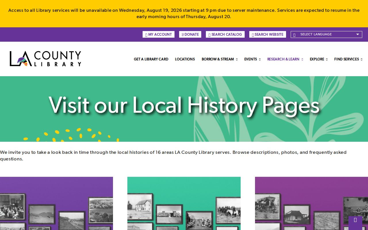 Cudahy city directory research at the LA County Library Californiana collection