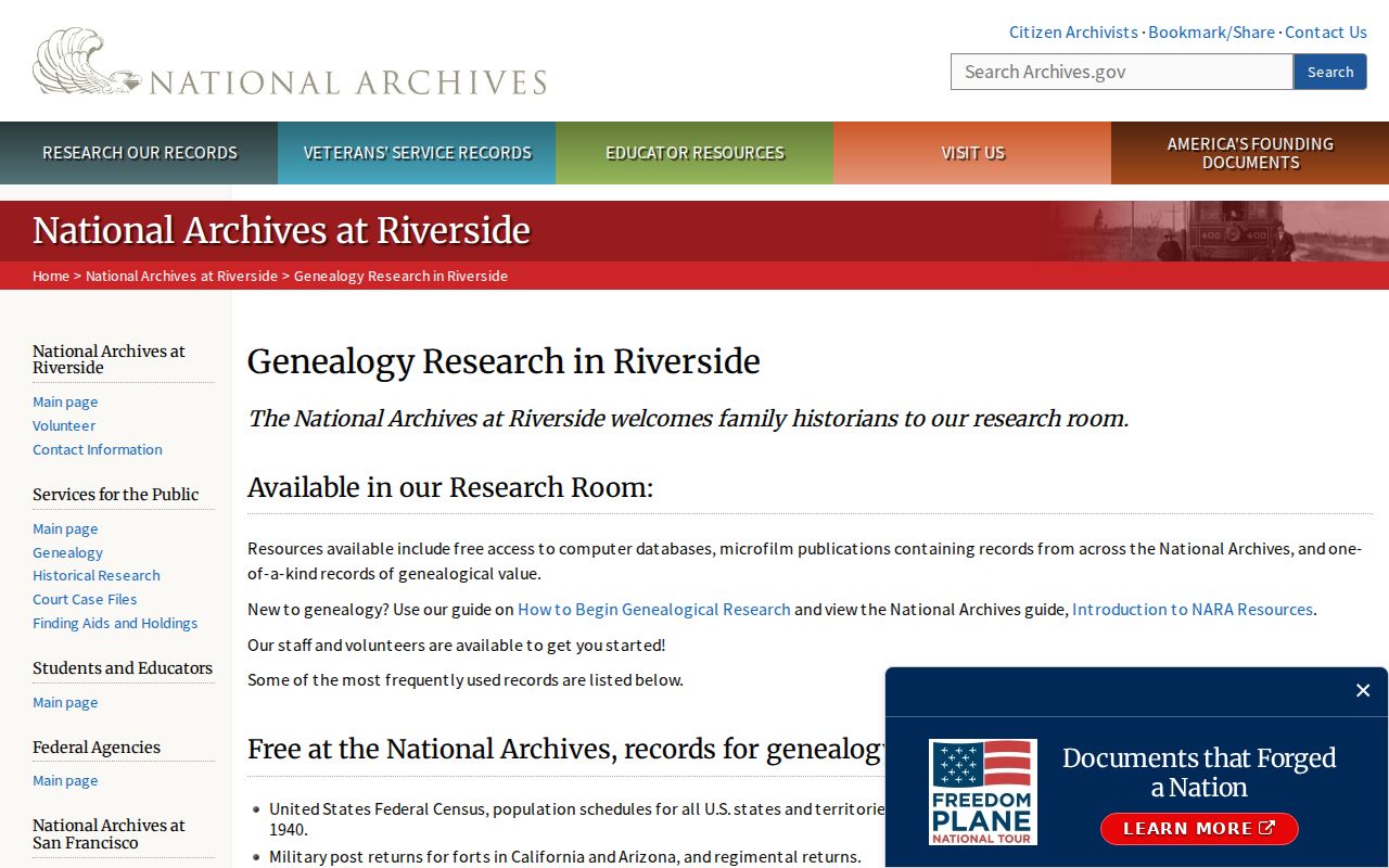 Cudahy city directory genealogy research at NARA Riverside