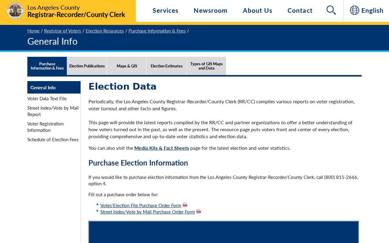 Cudahy ZIP code directory Los Angeles County voter data and GIS products